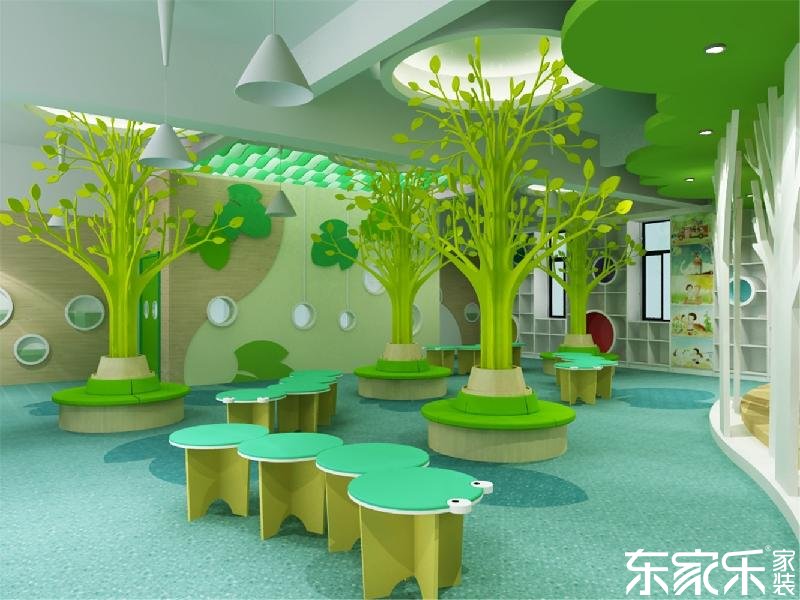 要想幼兒園裝修的像童話王國(guó)，長(zhǎng)沙裝修公司提醒色彩這樣搭配就對(duì)了！